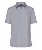 Ladies Ladies' Business Shirt Short-Sleeved Steel 8390