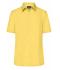 Ladies Ladies' Business Shirt Short-Sleeved Yellow 8390