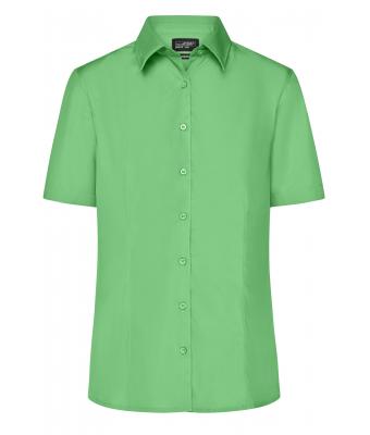 Damen Ladies' Business Shirt Short-Sleeved Lime-green 8390