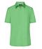 Damen Ladies' Business Shirt Short-Sleeved Lime-green 8390