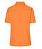 Damen Ladies' Business Shirt Short-Sleeved Orange 8390