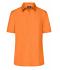 Damen Ladies' Business Shirt Short-Sleeved Orange 8390