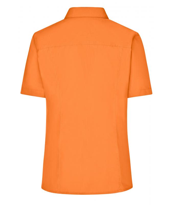 Ladies Ladies' Business Shirt Short-Sleeved Orange 8390