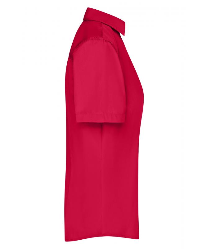 Ladies Ladies' Business Shirt Short-Sleeved Red 8390