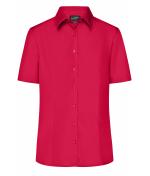 Ladies Ladies' Business Shirt Short-Sleeved Red 8390