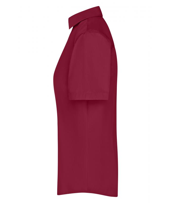 Ladies Ladies' Business Shirt Short-Sleeved Wine 8390