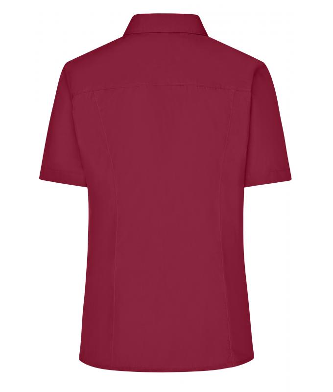 Ladies Ladies' Business Shirt Short-Sleeved Wine 8390