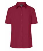 Ladies Ladies' Business Shirt Short-Sleeved Wine 8390