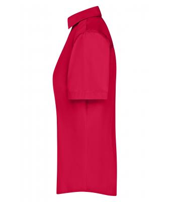 Damen Ladies' Business Shirt Short-Sleeved Red 8390