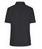 Damen Ladies' Business Shirt Short-Sleeved Black 8390