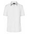 Damen Ladies' Business Shirt Short-Sleeved White 8390