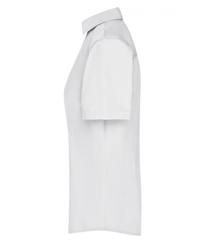 Ladies Ladies' Business Shirt Short-Sleeved White 8390