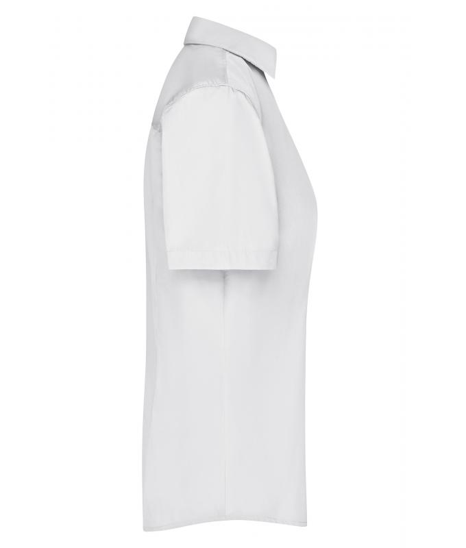Ladies Ladies' Business Shirt Short-Sleeved White 8390