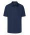 Herren Men's Business Shirt Short-Sleeved Navy 8391