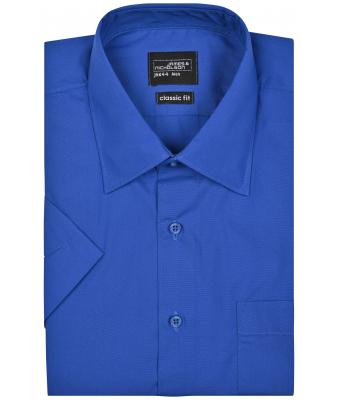 Herren Men's Business Shirt Short-Sleeved Royal 8391