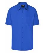 Herren Men's Business Shirt Short-Sleeved Royal 8391