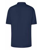 Men Men's Business Shirt Short-Sleeved Navy 8391