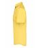 Herren Men's Business Shirt Short-Sleeved Yellow 8391