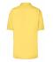 Herren Men's Business Shirt Short-Sleeved Yellow 8391