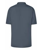 Men Men's Business Shirt Short-Sleeved Carbon 8391