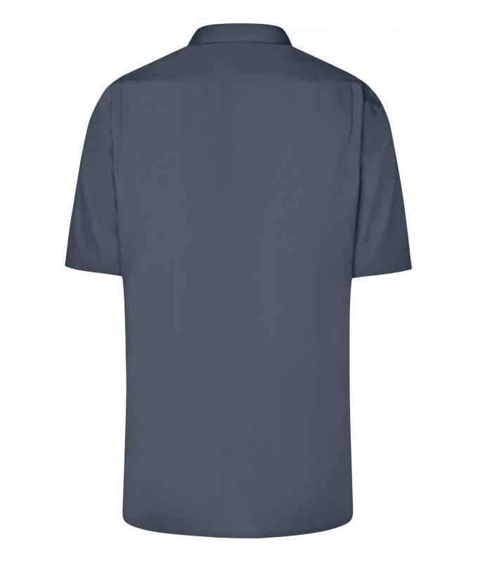 Men Men's Business Shirt Short-Sleeved Carbon 8391