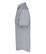 Men Men's Business Shirt Short-Sleeved Steel 8391