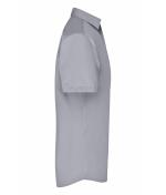 Men Men's Business Shirt Short-Sleeved Steel 8391