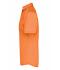 Herren Men's Business Shirt Short-Sleeved Orange 8391