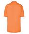 Herren Men's Business Shirt Short-Sleeved Orange 8391