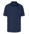 Men Men's Business Shirt Short-Sleeved Navy 8391