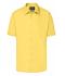 Men Men's Business Shirt Short-Sleeved Yellow 8391