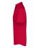 Herren Men's Business Shirt Short-Sleeved Red 8391