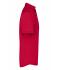 Herren Men's Business Shirt Short-Sleeved Red 8391