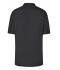 Herren Men's Business Shirt Short-Sleeved Black 8391
