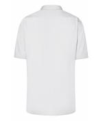 Men Men's Business Shirt Short-Sleeved White 8391