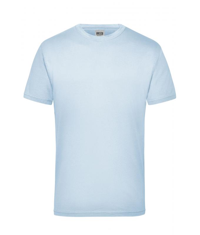 Herren Workwear-T Men Light-blue 7534
