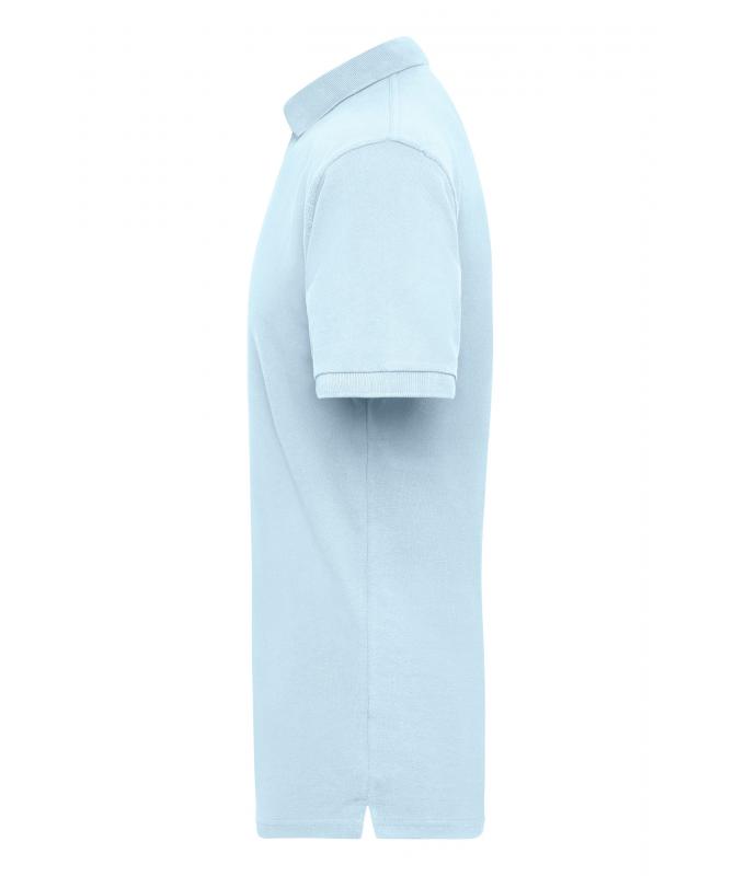 Herren Workwear Polo Men Light-blue 7535