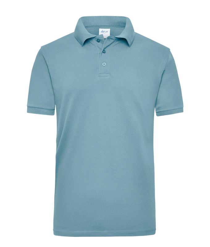 Herren Workwear Polo Men Steel-blue 7535