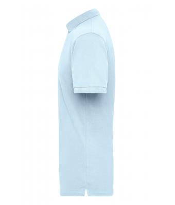 Men Workwear Polo Men Light-blue 7535
