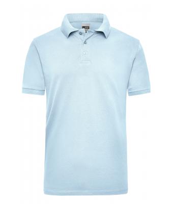 Men Workwear Polo Men Light-blue 7535