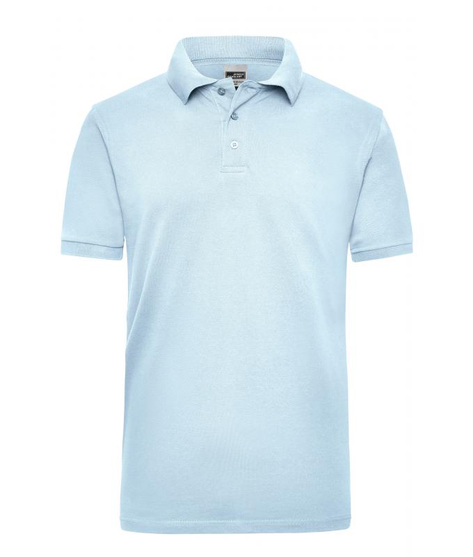 Men Workwear Polo Men Light-blue 7535