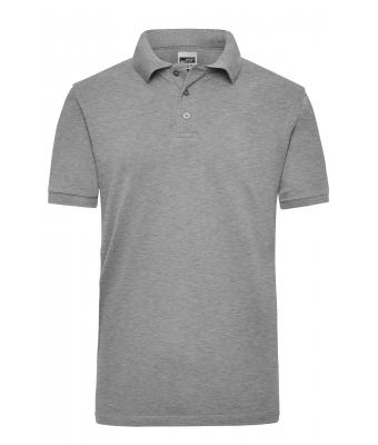 Herren Workwear Polo Men Grey-heather 7535