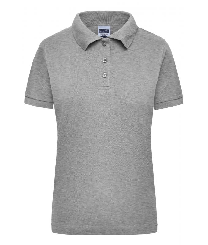 Damen Workwear Polo Women Grey-heather 7537