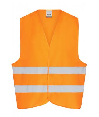 Herren Safety Vest Adults Fluorescent-orange 7549