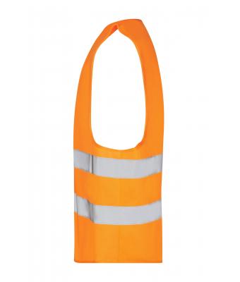 Unisex Safety Vest Adults Fluorescent-orange 7549