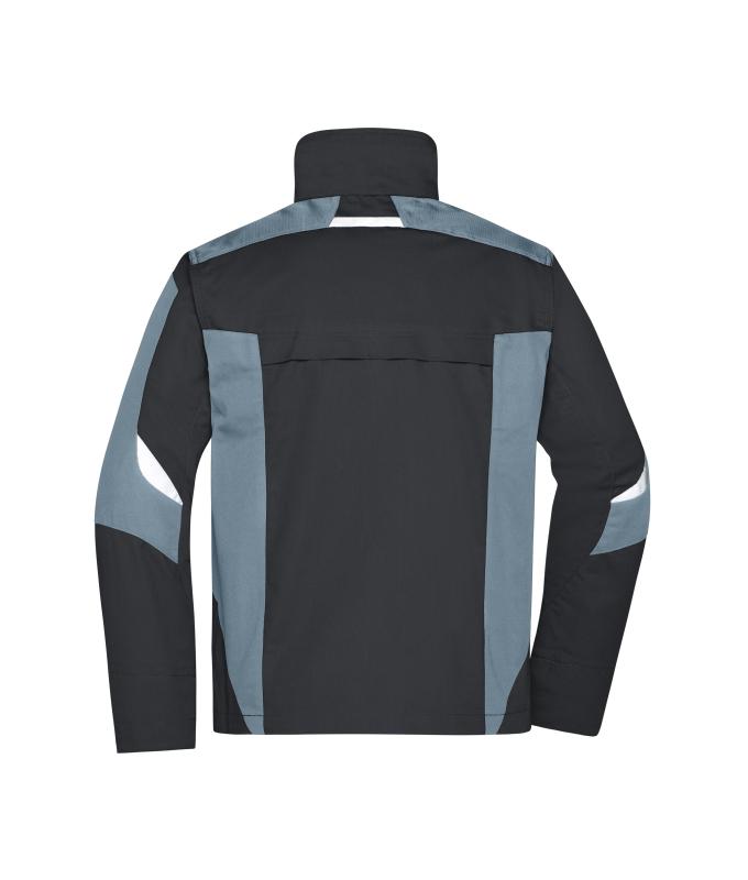 Unisex Workwear Jacket - STRONG - Black/carbon 8066