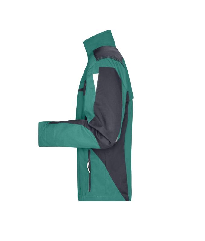 Unisex Workwear Jacket - STRONG - Dark-green/black 8066