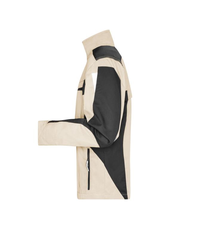 Unisex Workwear Jacket - STRONG - Stone/black 8066