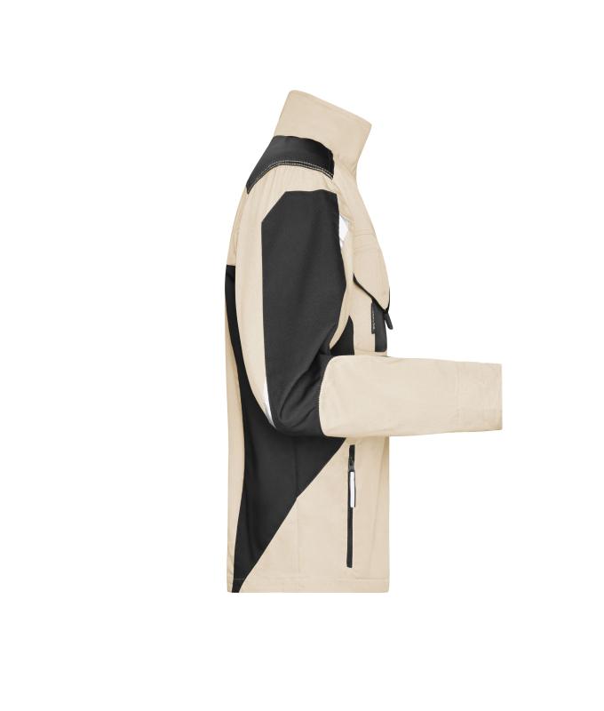 Unisex Workwear Jacket - STRONG - Stone/black 8066