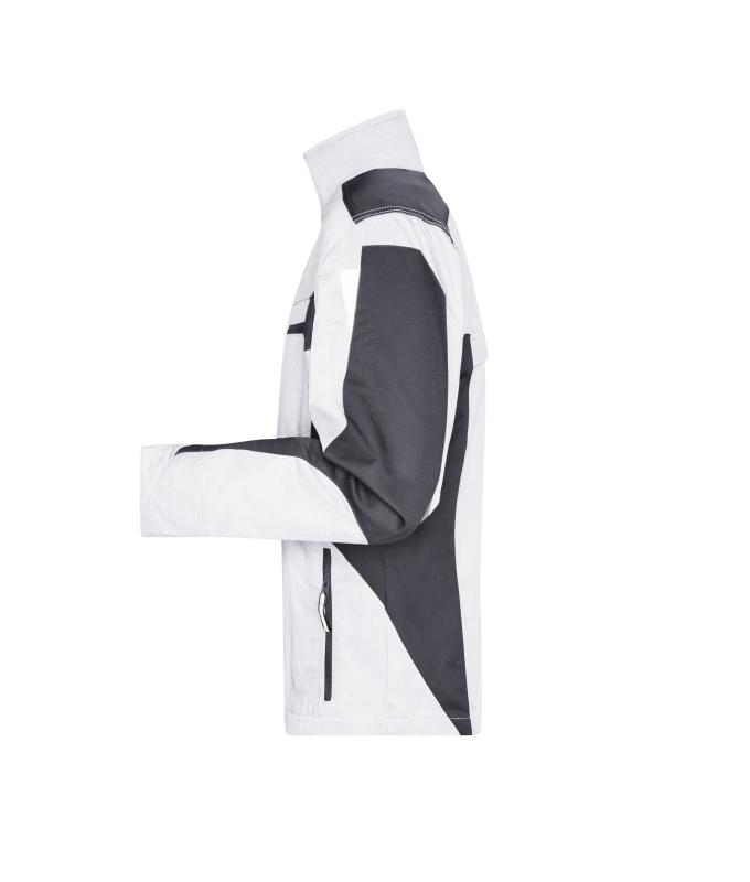 Unisex Workwear Jacket - STRONG - White/carbon 8066